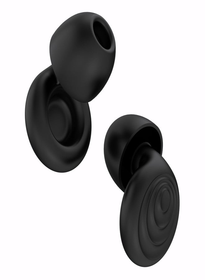 STEZHOU Ear Plugs for Sleeping Noise Reduction, Reuseable High Fidelity Earplugs, Motorcycle Ear Plugs Wind Noise Concerts, Focus, Travel, Work, High Fidelity – 8 Eartips – Flexible Soft-Touch Black - Image 1